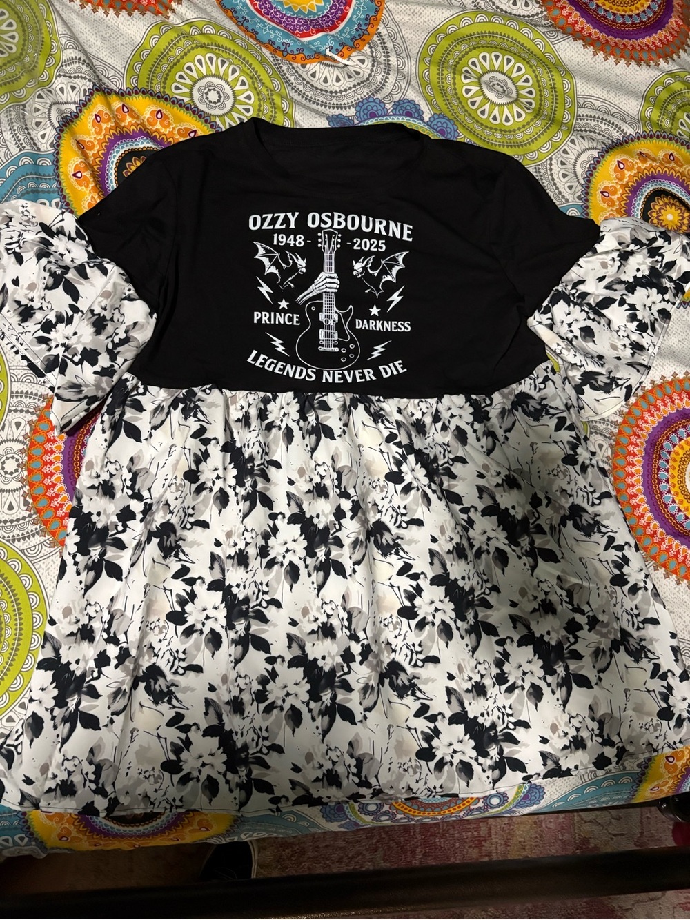 Band Tee Mini Dress